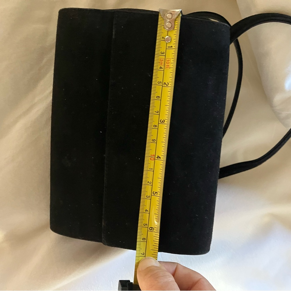 Charles Jourdan Black Suede Bag